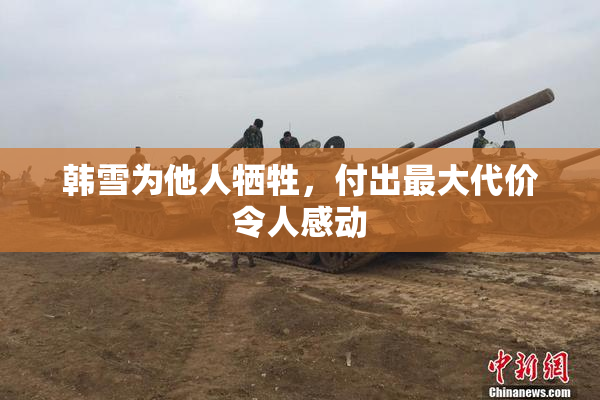 韩雪为他人牺牲，付出最大代价令人感动