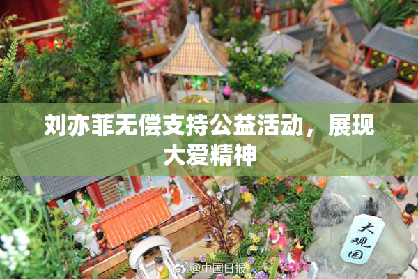 刘亦菲无偿支持公益活动，展现大爱精神