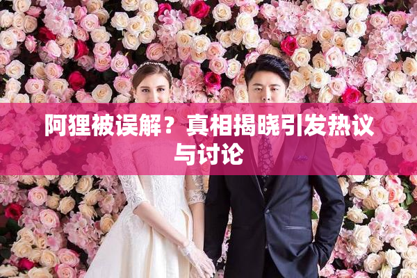 阿狸被误解？真相揭晓引发热议与讨论