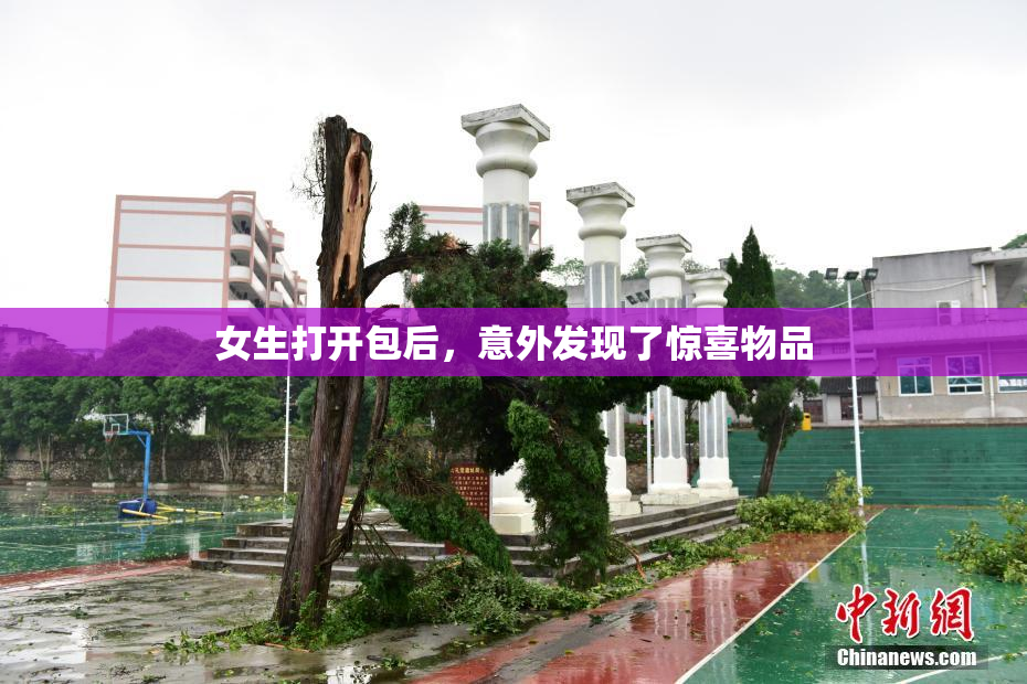 女生打开包后，意外发现了惊喜物品