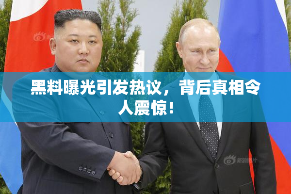 黑料曝光引发热议，背后真相令人震惊！