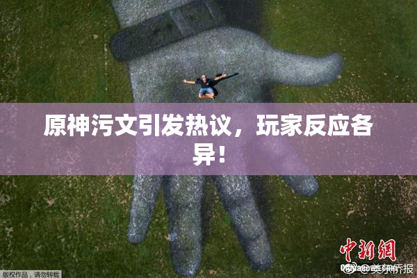 原神污文引发热议，玩家反应各异！