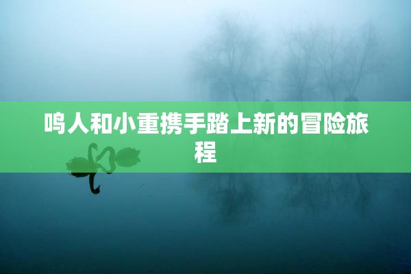鸣人和小重携手踏上新的冒险旅程