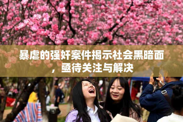 暴虐的强奸案件揭示社会黑暗面，亟待关注与解决
