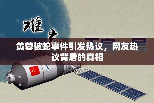 黄蓉被蛇事件引发热议，网友热议背后的真相