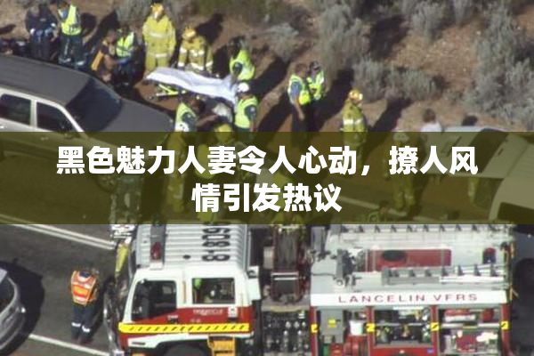 黑色魅力人妻令人心动，撩人风情引发热议