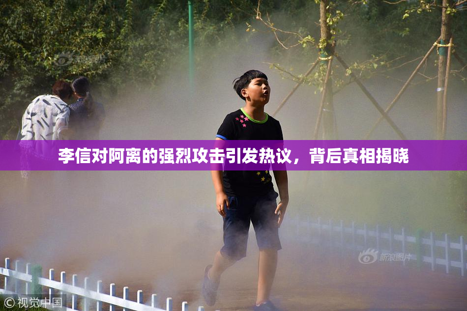 李信对阿离的强烈攻击引发热议，背后真相揭晓