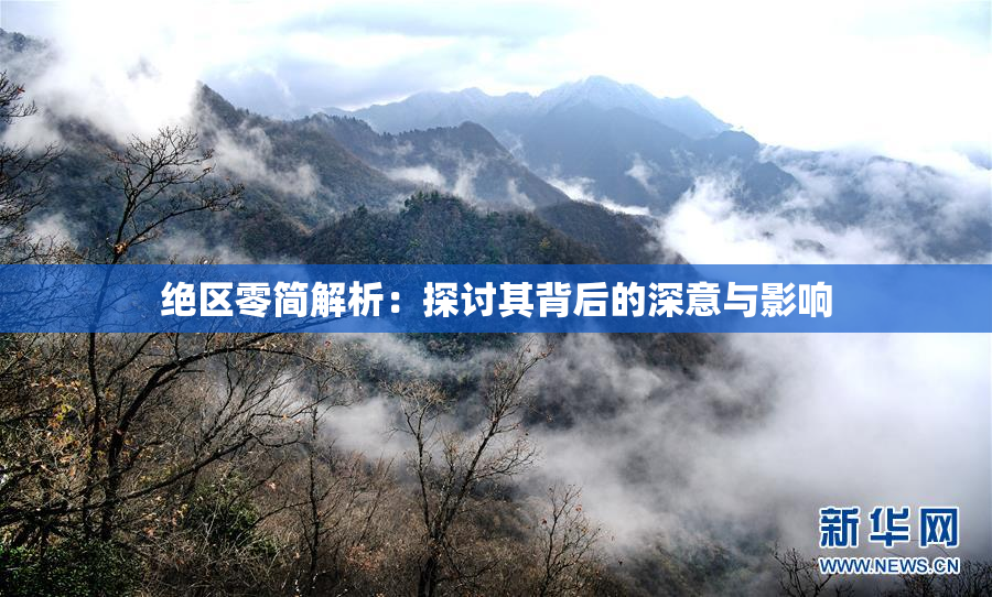 绝区零简解析：探讨其背后的深意与影响
