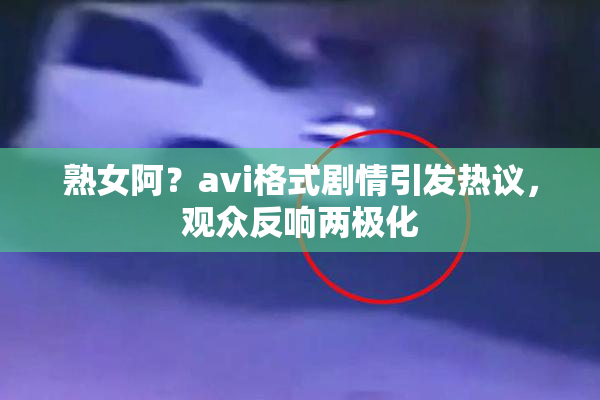 熟女阿？avi格式剧情引发热议，观众反响两极化