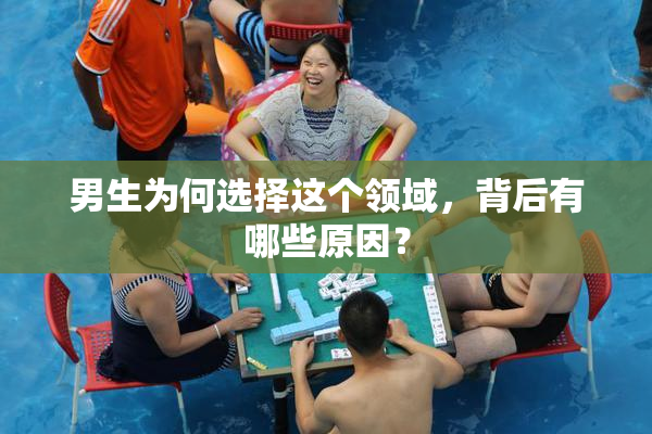 男生为何选择这个领域，背后有哪些原因？