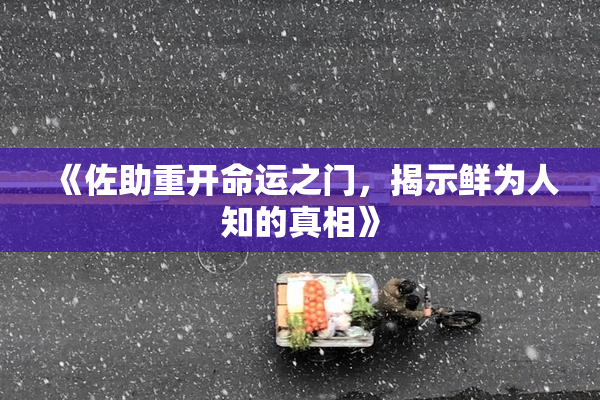 《佐助重开命运之门，揭示鲜为人知的真相》