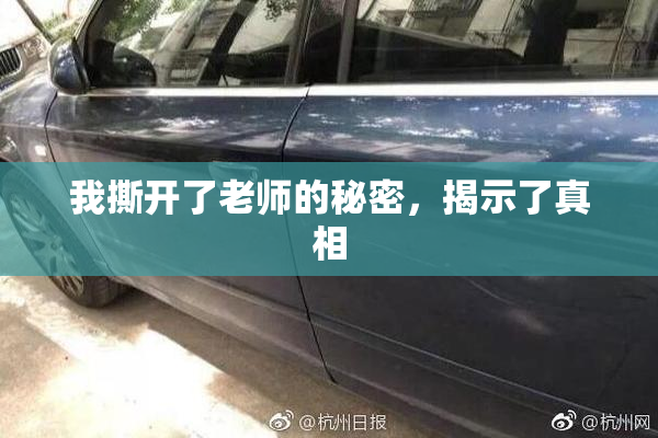 我撕开了老师的秘密，揭示了真相