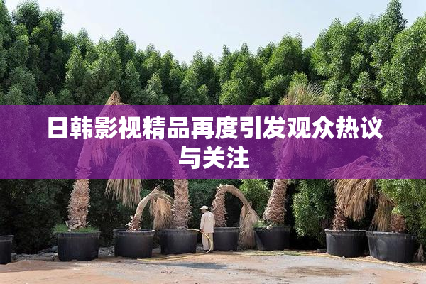 日韩影视精品再度引发观众热议与关注