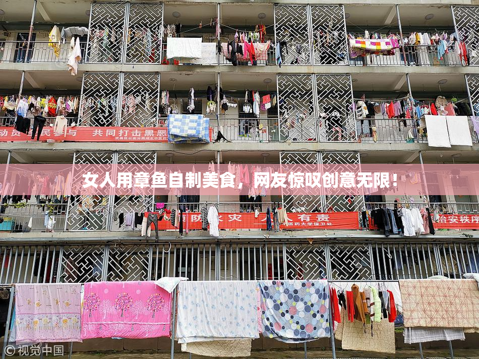 女人用章鱼自制美食，网友惊叹创意无限！
