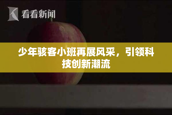 少年骇客小班再展风采，引领科技创新潮流