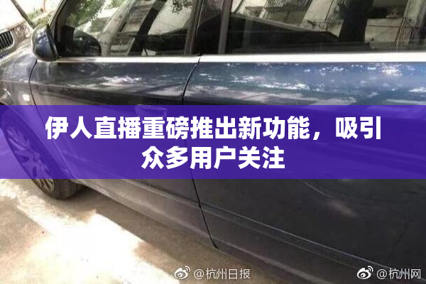 伊人直播重磅推出新功能，吸引众多用户关注
