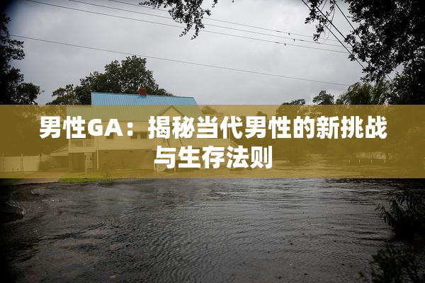 男性GA：揭秘当代男性的新挑战与生存法则