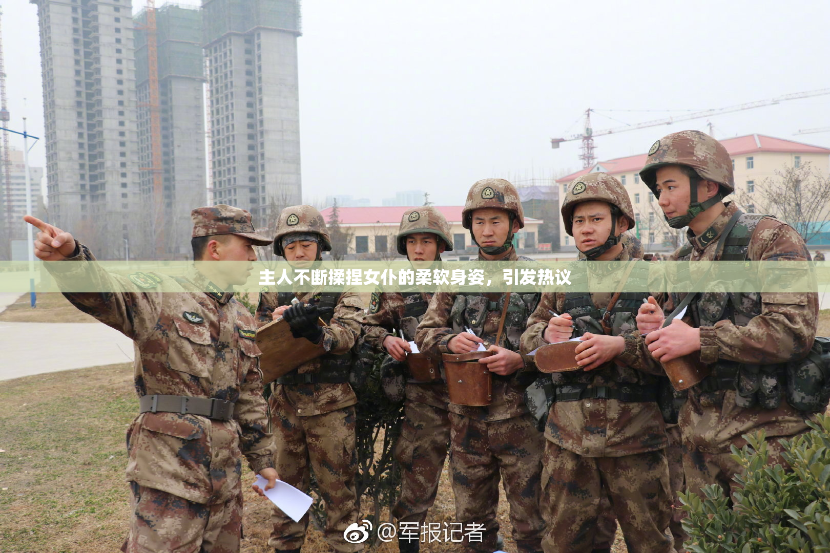 主人不断揉捏女仆的柔软身姿，引发热议