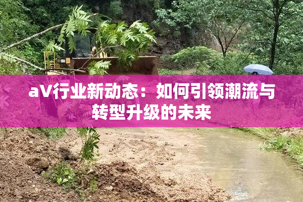aV行业新动态：如何引领潮流与转型升级的未来