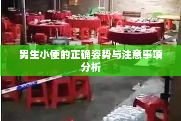 男生小便的正确姿势与注意事项分析