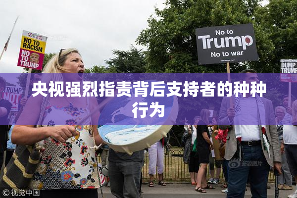 央视强烈指责背后支持者的种种行为