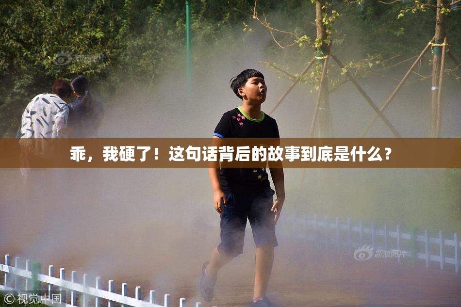 乖，我硬了！这句话背后的故事到底是什么？
