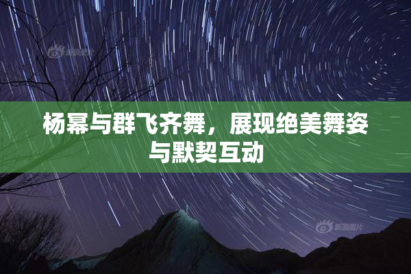 杨幂与群飞齐舞，展现绝美舞姿与默契互动