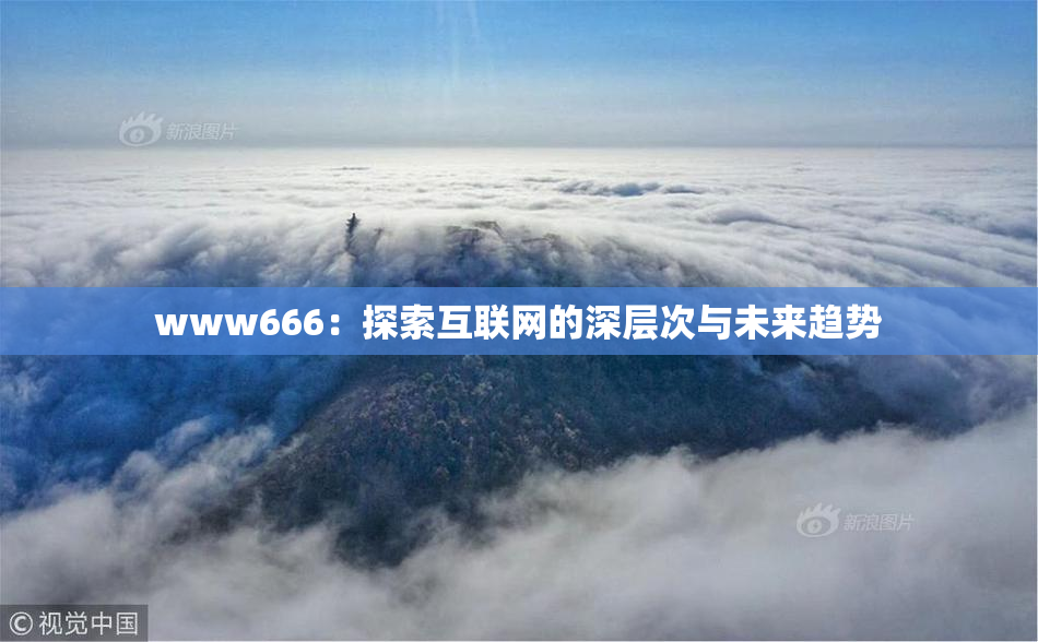 www666：探索互联网的深层次与未来趋势