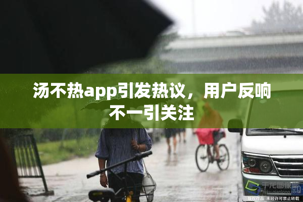 汤不热app引发热议，用户反响不一引关注