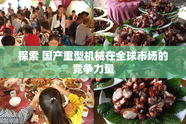 探索 国产重型机械在全球市场的竞争力量
