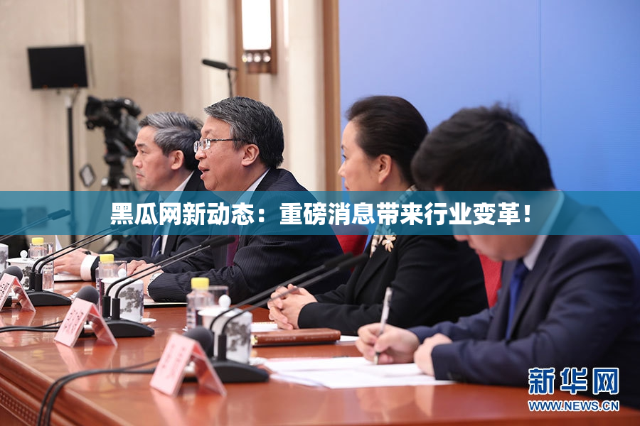 黑瓜网新动态：重磅消息带来行业变革！