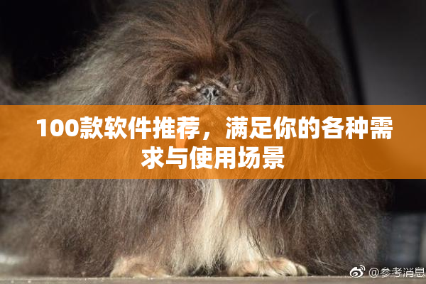 100款软件推荐，满足你的各种需求与使用场景