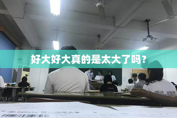 好大好大真的是太大了吗？