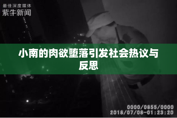 小南的肉欲堕落引发社会热议与反思