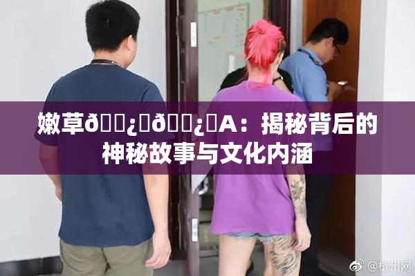 嫩草🌿‌🌿‌A：揭秘背后的神秘故事与文化内涵