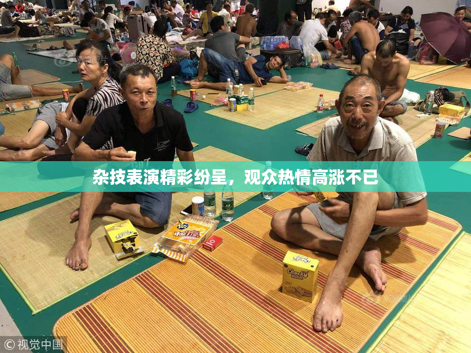 杂技表演精彩纷呈，观众热情高涨不已