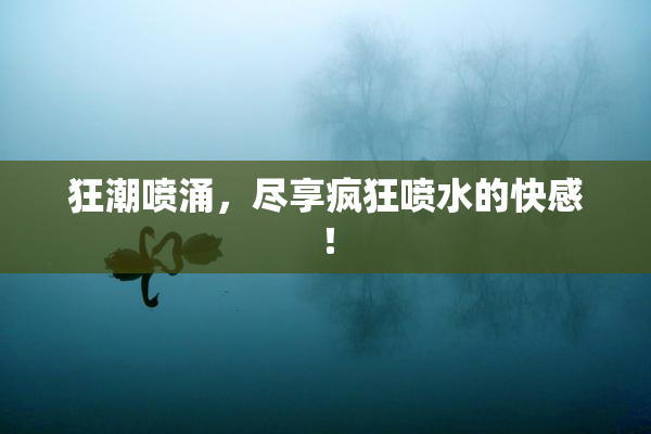 狂潮喷涌，尽享疯狂喷水的快感！