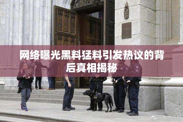 网络曝光黑料猛料引发热议的背后真相揭秘