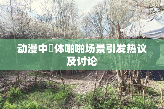 动漫中祼体啪啪场景引发热议及讨论