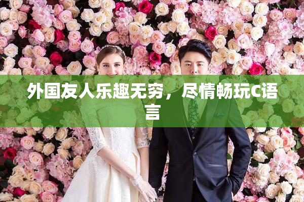 外国友人乐趣无穷，尽情畅玩C语言