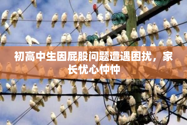 初高中生因屁股问题遭遇困扰，家长忧心忡忡