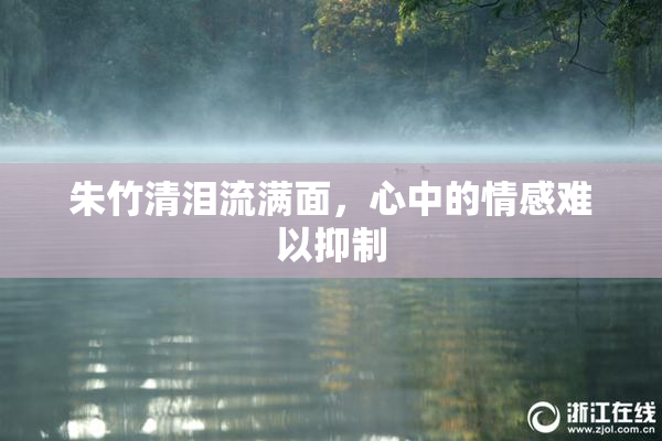 朱竹清泪流满面，心中的情感难以抑制
