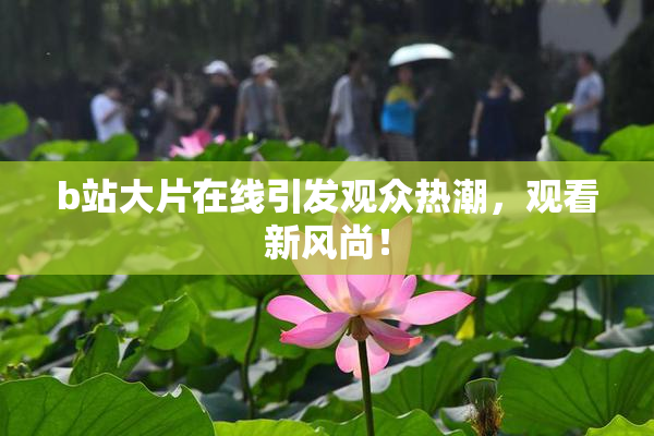 b站大片在线引发观众热潮，观看新风尚！