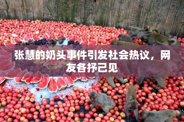 张慧的奶头事件引发社会热议，网友各抒己见
