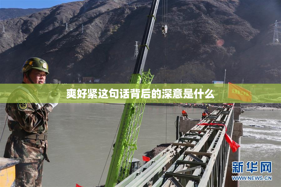 爽好紧这句话背后的深意是什么