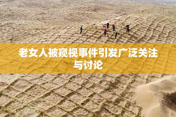 老女人被窥视事件引发广泛关注与讨论