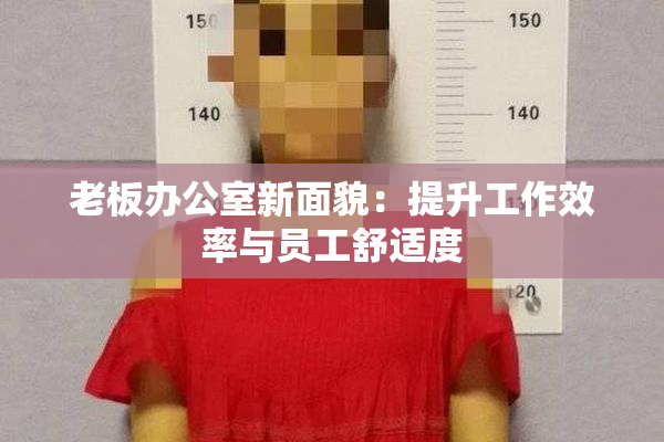 老板办公室新面貌：提升工作效率与员工舒适度