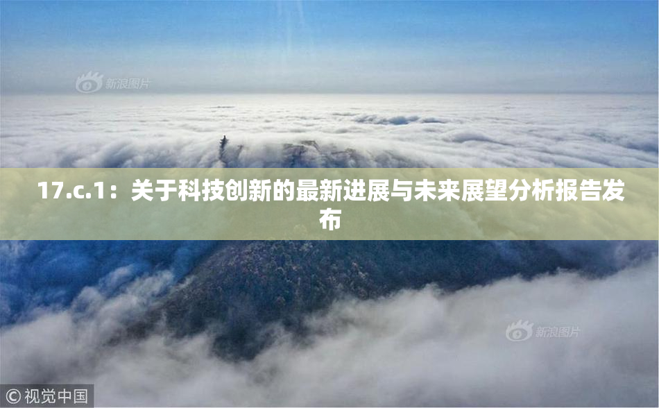 17.c.1：关于科技创新的最新进展与未来展望分析报告发布