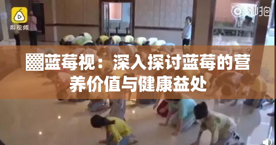 ▓蓝莓视：深入探讨蓝莓的营养价值与健康益处