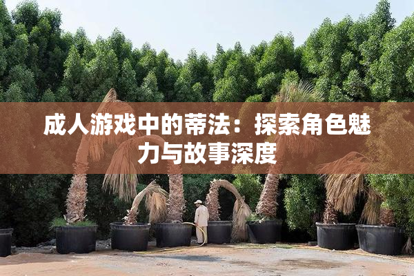 成人游戏中的蒂法：探索角色魅力与故事深度
